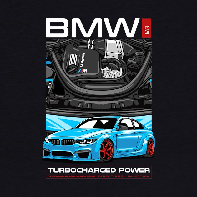 BMW M3 Turbocharged Power by Harrisaputra